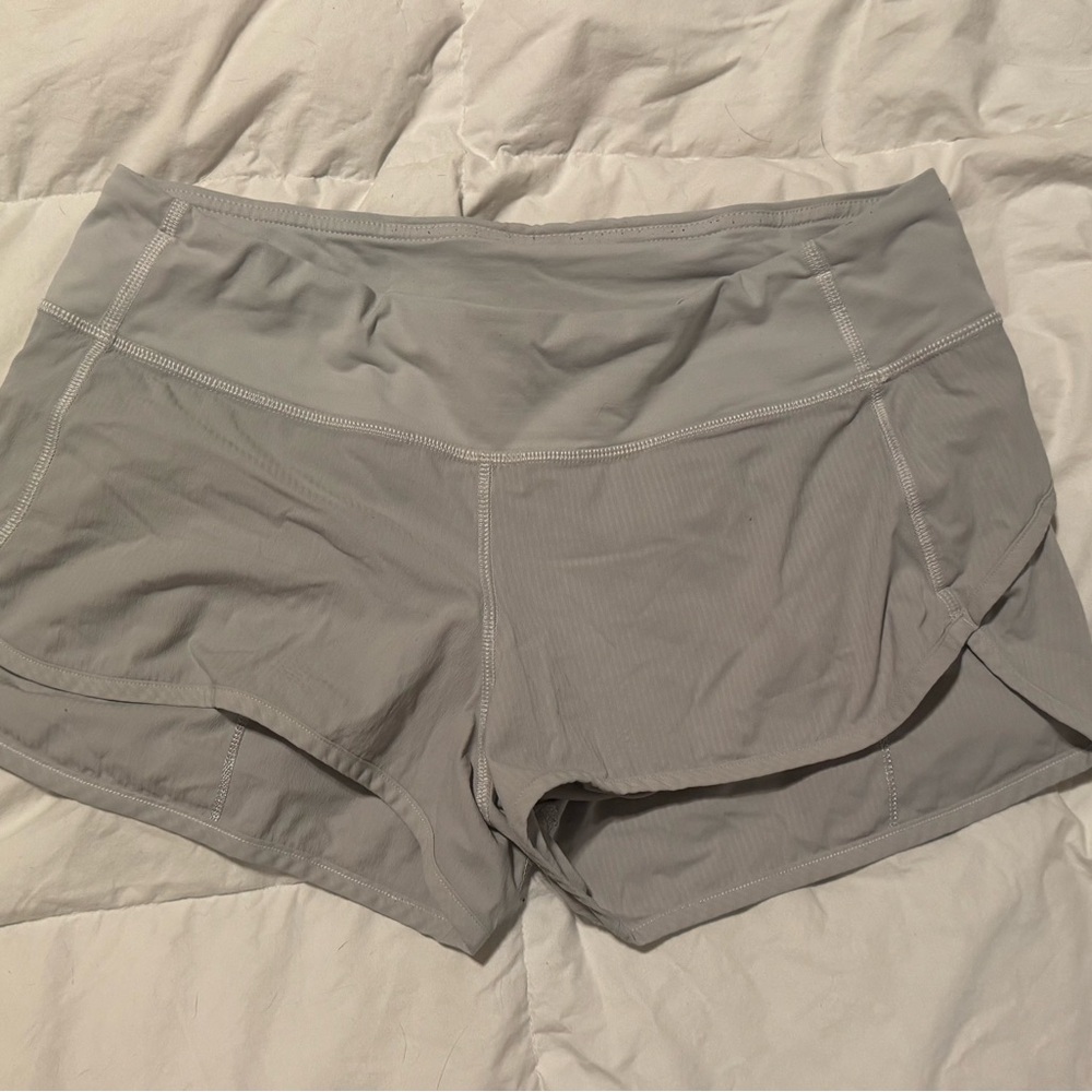 lululemon athletica Light Gray Women's Athletic Shorts